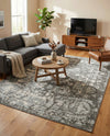 Horizon Collection Area Rug -  Zenith Rectangle Gray  lifestyle 39