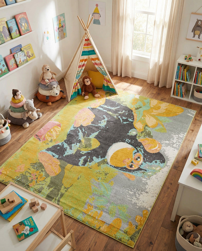 Wonder Tykes Collection Area Rug -  Dynamo Rectangle Multi  lifestyle 14