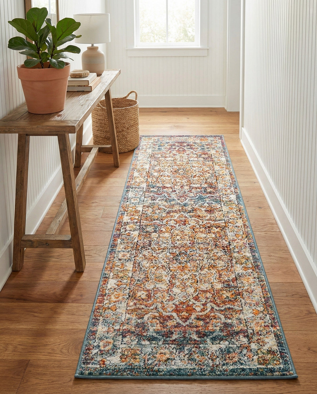 Savannah Soiree Collection Area Rug -  Everglade (Multi) Runner Multi  lifestyle 84