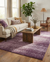 Studio Haven Collection Area Rug -  Gallery (Violet) Rectangle Violet  lifestyle 35