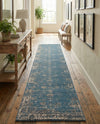 Riviera Elegance Collection Area Rug - Antibes (Blue) Runner Blue  lifestyle 75