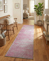 Sahara Essence Collection Area Rug - Oasis (Pink) Runner Pink  lifestyle 65