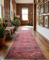 Zahara Oasis Collection Area Rug -  Tangier Runner Rust Red  lifestyle 62