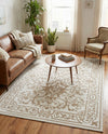 Sanctuary Retreat Collection Area Rug -  Retreat Rectangle Snow White  lifestyle 15
