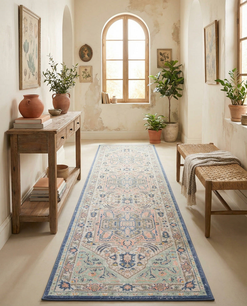 Savannah Series Collection Area Rug - Charleston (Multi) Runner Multi  lifestyle 67