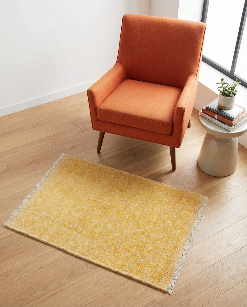 Bazaar Chic Collection Area Rug - Marrakech Rectangle Yellow  lifestyle 11