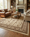 Jaipur Elegance Collection Area Rug -  Nahargarh (Cream) Rectangle Cream  lifestyle 20