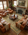 Chelsea Elegance Collection Area Rug -  Brompton (Light Green) Rectangle Light Green  lifestyle 25