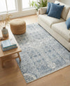 Coastal Haven Collection Area Rug -  Shoreline Rectangle Gray  lifestyle 8