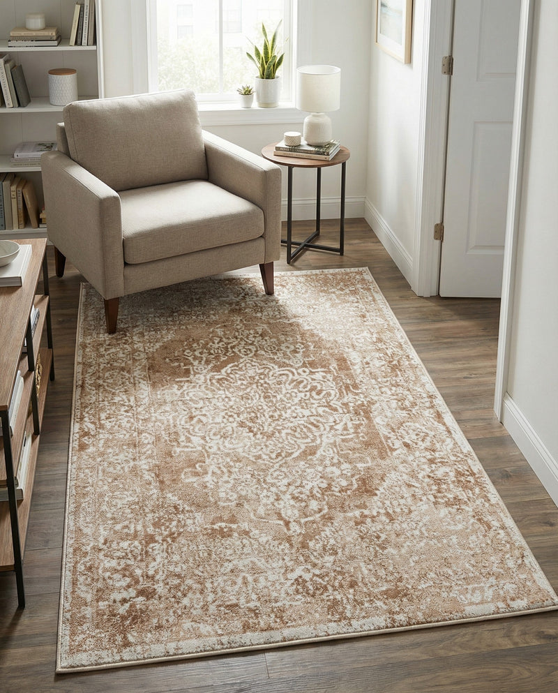 Cambridge Classics Collection Area Rug -  Magdalene (Beige) Rectangle Beige  lifestyle 19