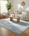 Aegean Elegance Washables Collection Area Rug -  Delos Rectangle Gray Green  lifestyle 51