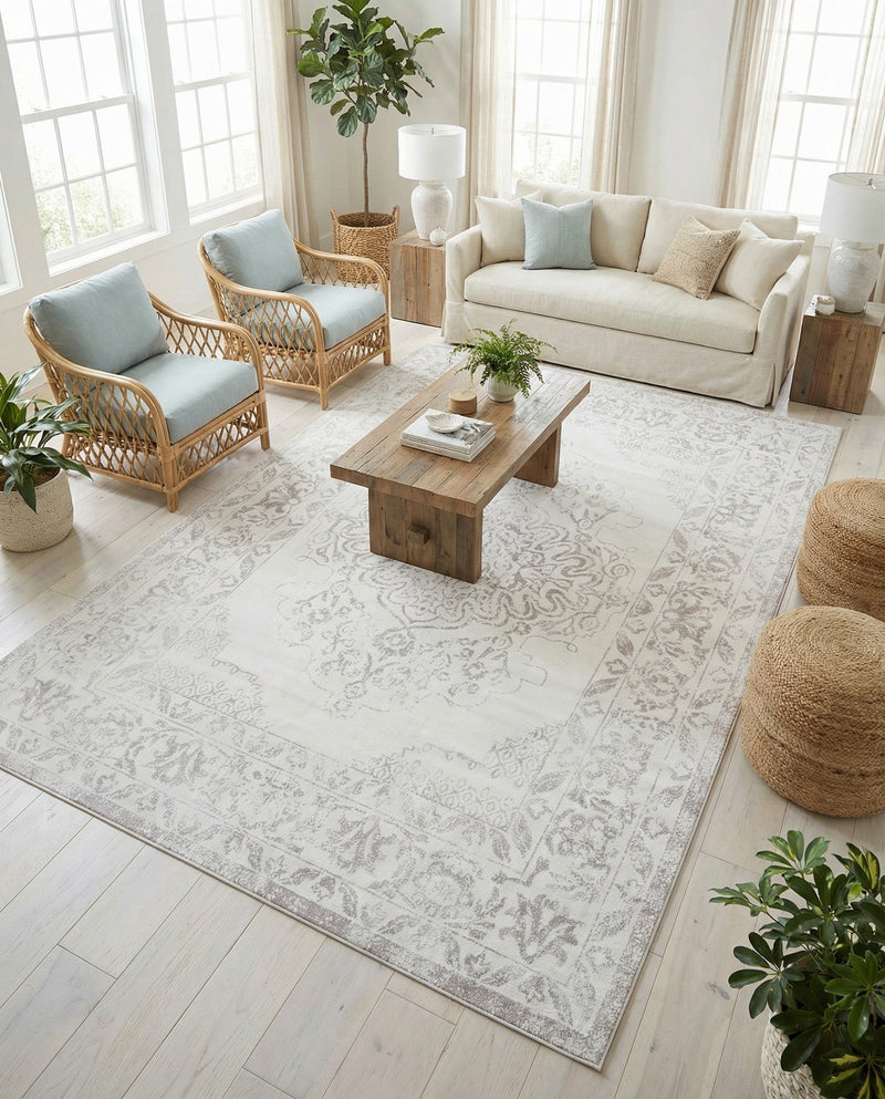 Cambridge Classics Collection Area Rug -  Magdalene (Ivory) Rectangle Ivory  lifestyle 11