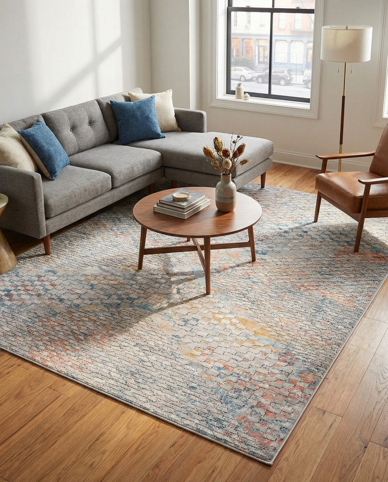 Dresden Elegance Collection Area Rug -  Freiberg Rectangle Multi  lifestyle 4