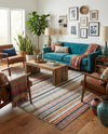 Marrakech Mosaic Collection Area Rug - Casablanca Rectangle Ivory  lifestyle 7