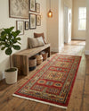 Persian Elegance Collection Area Rug -  Zanjan Runner Red  lifestyle 34