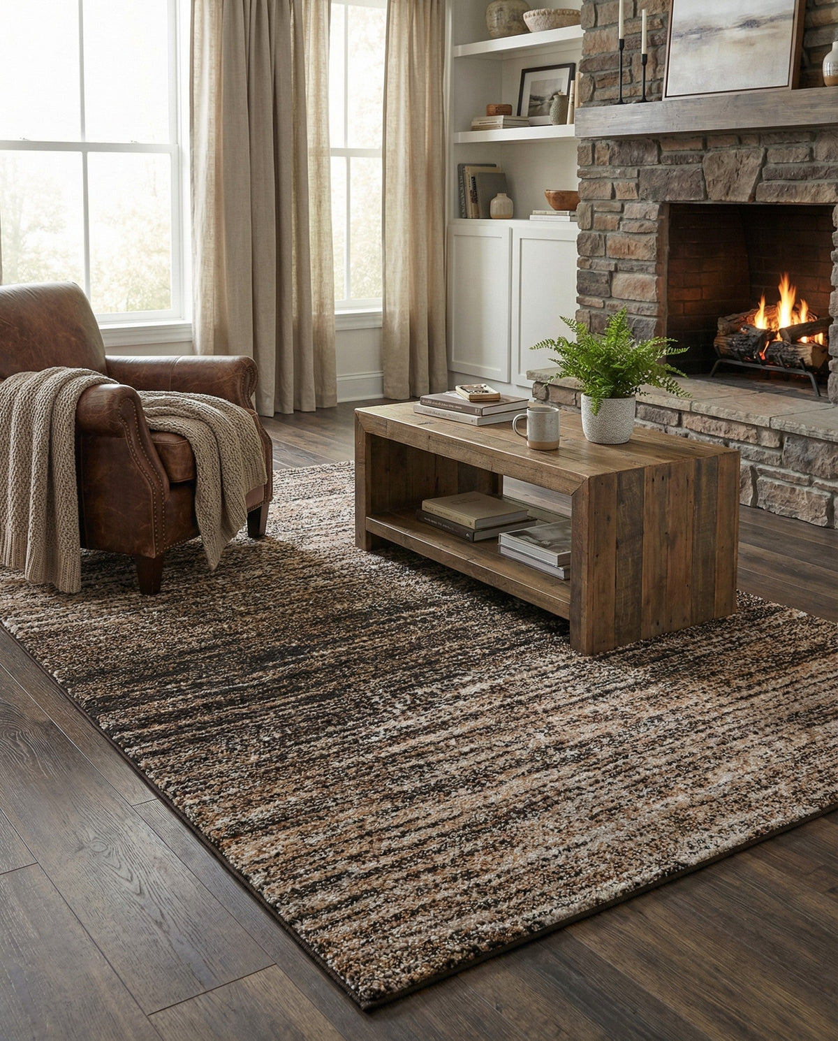 Sienna Collection Area Rug -  Verona Rectangle Multi  lifestyle 66
