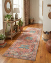 Heritage Elegance Collection Area Rug -  Windsor (Rust Red) Runner Rust Red  lifestyle 37