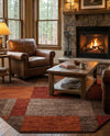 Autumn Meadow Collection Area Rug -  Sycamoreside (Multi) Octagon Multi  lifestyle 75
