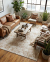 Luminara Sands Collection Area Rug - Elysium (Sand) Rectangle Sand  lifestyle 11