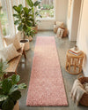 Alpine Plush Collection Area Rug -  Cortina (Dusty Rose) Runner Dusty Rose  lifestyle 57