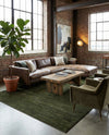 Bloomsbury Elegance Collection Area Rug -  Kensington (Green) Rectangle Green  lifestyle 16