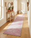 Sahara Essence Collection Area Rug - Oasis (Pink) Runner Pink  lifestyle 69