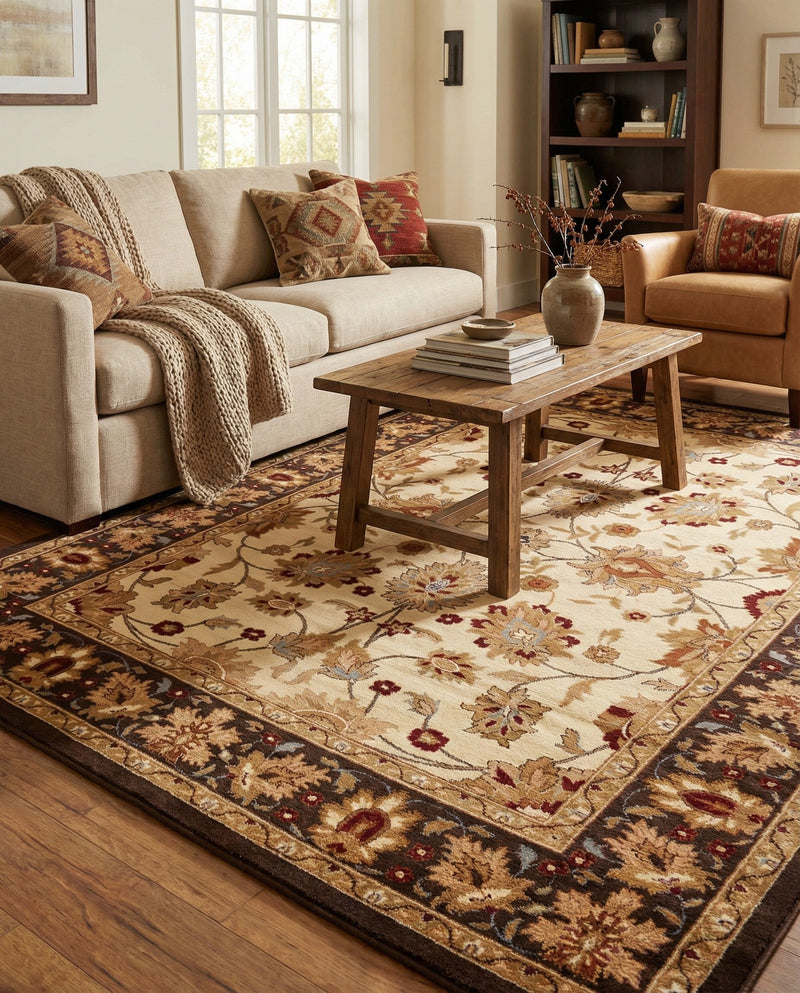 Jaipur Elegance Collection Area Rug -  Jal Rectangle Cream  lifestyle 12