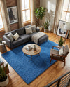 Plush Oasis Collection Area Rug - Serenity (Periwinkle Blue) Rectangle Periwinkle Blue  lifestyle 16