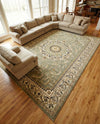 Versailles Elegance Collection Area Rug -  Montreuil Rectangle Light Green  lifestyle 24