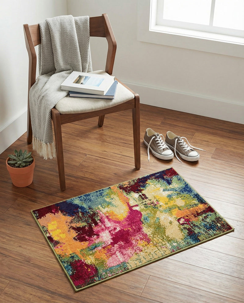 Marrakesh Elegance Collection Area Rug -  Draa Rectangle Multi  lifestyle 12