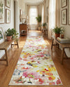 Venetian Elegance Collection Area Rug -  Marghera Runner Ivory  lifestyle 52