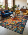 Marrakesh Elegance Collection Area Rug -  Larache Rectangle Multi  lifestyle 20