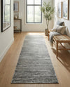 Bloomsbury Elegance Collection Area Rug -  Kensington (Gray) Runner Gray  lifestyle 36