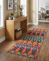Urban Terrace Collection Area Rug -  Compass Runner Multi  lifestyle 58