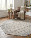 Serenity Sands Collection Area Rug -  Tranquilbay Octagon Cream  lifestyle 69