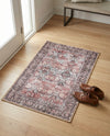 Heritage Elegance Collection Area Rug -  Hampton Rectangle Antique Red  lifestyle 11