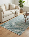Urban Oasis Rugs Collection Area Rug -  Rooftop (Teal) Rectangle Teal  lifestyle 19