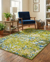 Sevilla Splendor Collection Area Rug - Alcazar Rectangle Green  lifestyle 22
