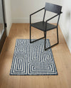 Urban Terrace Collection Area Rug -  Flatiron Rectangle Blue  lifestyle 40