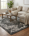 Urban Oasis Rugs Collection Area Rug -  Penthouse (Charcoal Gray) Rectangle Charcoal Gray  lifestyle 27