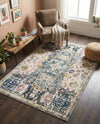 Savannah Elegance Collection Area Rug -  Azalea Rectangle Ivory  lifestyle 15