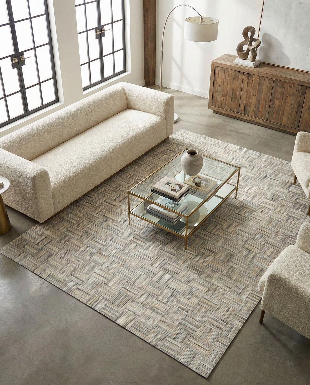 Savannah Hideaway Collection Area Rug - Savannah Rectangle Light Brown Ivory  lifestyle 5