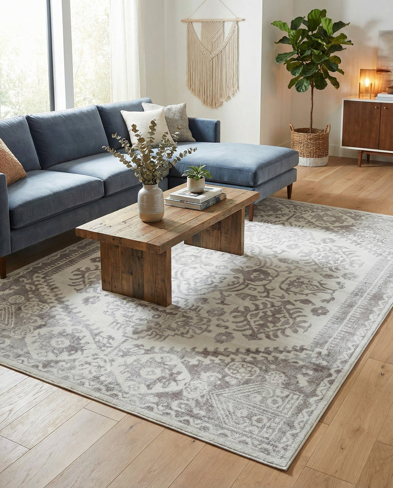 Cambridge Classics Collection Area Rug -  Fitzwilliam (Cream) Rectangle Cream  lifestyle 14