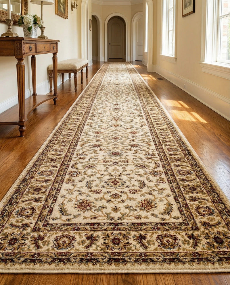 Jaipur Elegance Collection Area Rug -  Nahargarh (Cream) Runner Cream  lifestyle 48