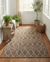 Savannah Pergola Collection Area Rug -  Pavilion (Brown) Rectangle Brown  lifestyle 10
