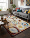 Aegean Elegance Washables Collection Area Rug -  Rhodes Rectangle Multi  lifestyle 21