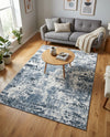 Luminara Sands Collection Area Rug - Elysium (Vintage Blue) Rectangle Vintage Blue  lifestyle 19