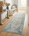 Seville Stripes Collection Area Rug - Cadiz (Light Gray) Runner Light Gray  lifestyle 71