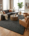 Plush Oasis Collection Area Rug - Serenity (Graphite Gray) Rectangle Graphite Gray  lifestyle 19