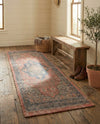 Savannah Threads Collection Area Rug -  Negev Runner Antique Red  lifestyle 44